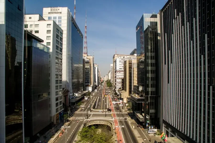 Vista Aérea da Avenida Paulista